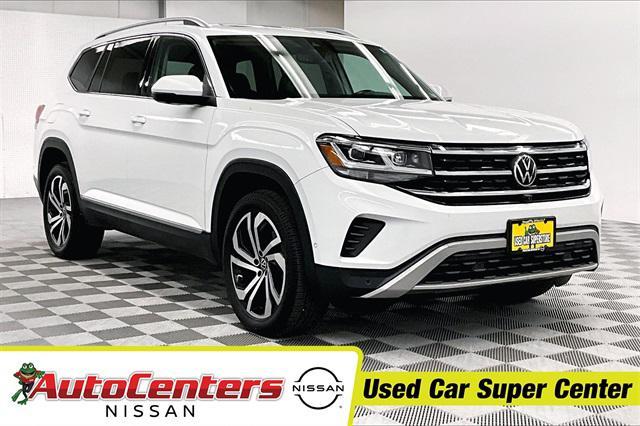 used 2021 Volkswagen Atlas car, priced at $26,873
