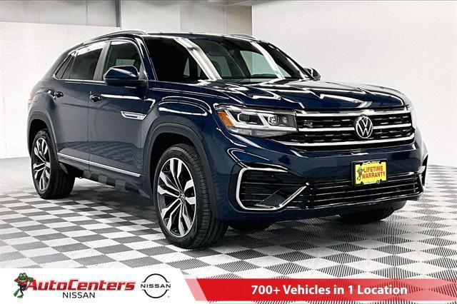 used 2021 Volkswagen Atlas Cross Sport car, priced at $31,163