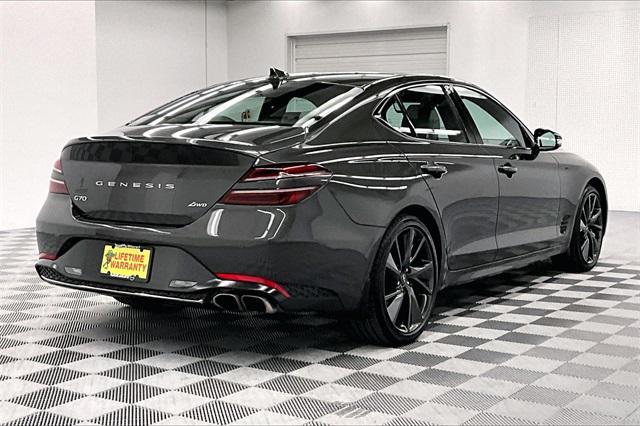 used 2023 Genesis G70 car, priced at $30,167