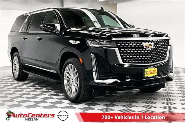 used 2022 Cadillac Escalade ESV car, priced at $63,717