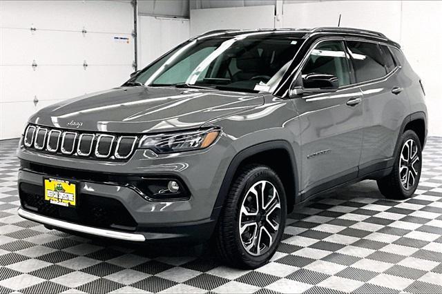 used 2022 Jeep Compass car, priced at $23,049