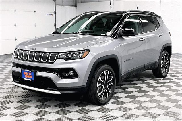 used 2022 Jeep Compass car, priced at $23,444