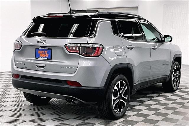 used 2022 Jeep Compass car, priced at $23,444