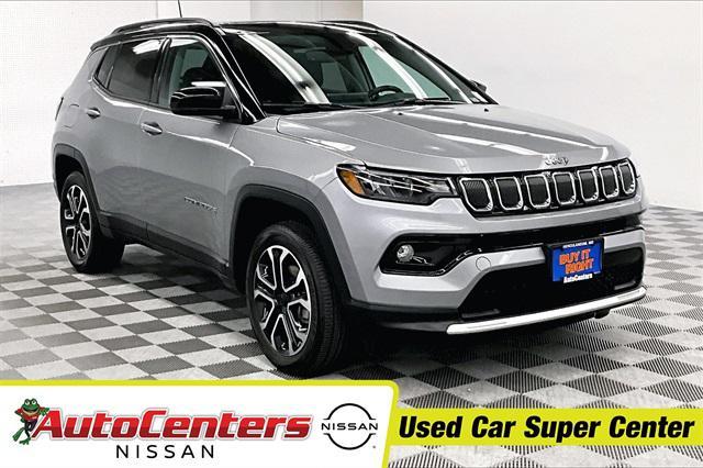 used 2022 Jeep Compass car, priced at $23,444