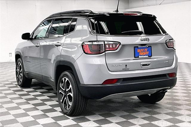 used 2022 Jeep Compass car, priced at $23,444