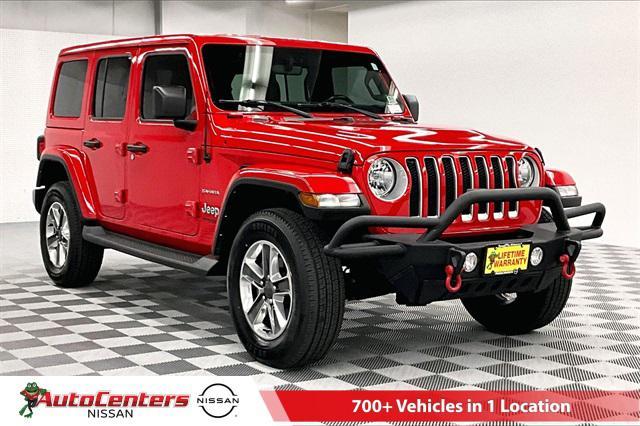 used 2021 Jeep Wrangler Unlimited car, priced at $33,492