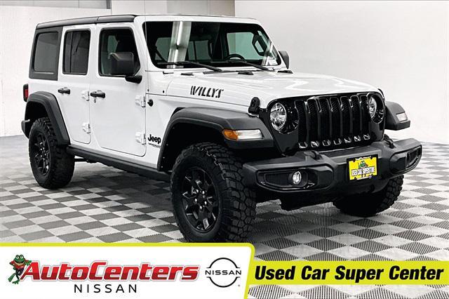 used 2022 Jeep Wrangler Unlimited car, priced at $31,678