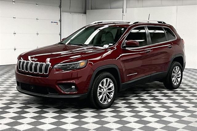 used 2021 Jeep Cherokee car, priced at $21,554
