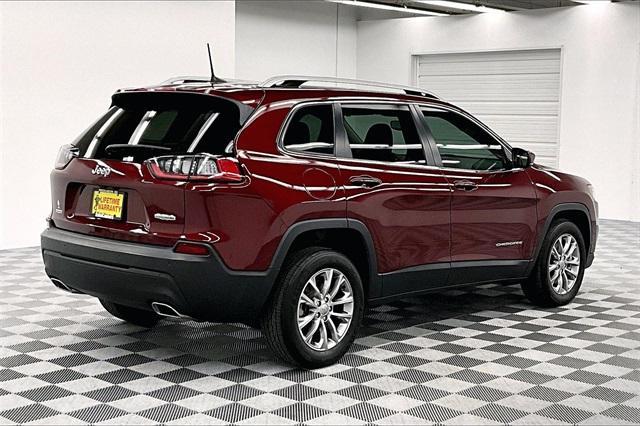 used 2021 Jeep Cherokee car, priced at $21,554