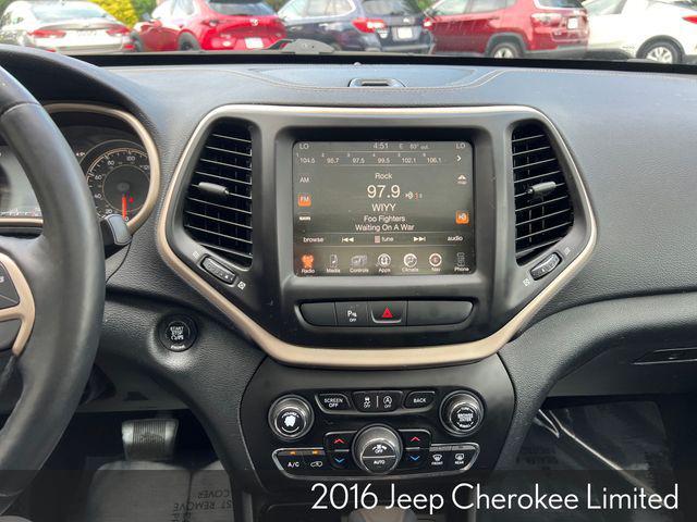 used 2016 Jeep Cherokee car, priced at $13,800