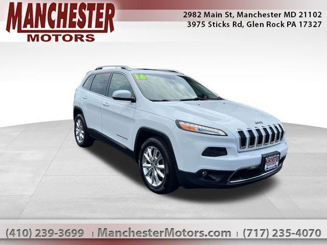 used 2016 Jeep Cherokee car, priced at $13,800