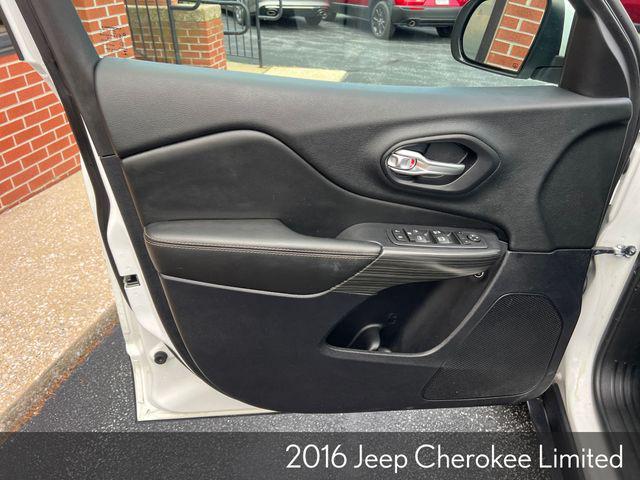 used 2016 Jeep Cherokee car, priced at $13,800