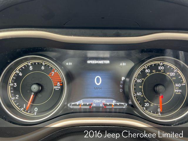 used 2016 Jeep Cherokee car, priced at $13,800