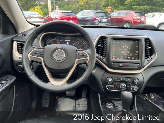 used 2016 Jeep Cherokee car, priced at $13,800