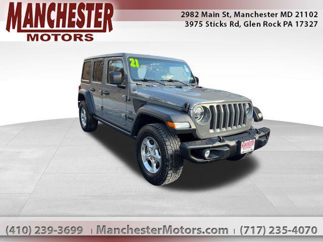 used 2021 Jeep Wrangler Unlimited car, priced at $27,533