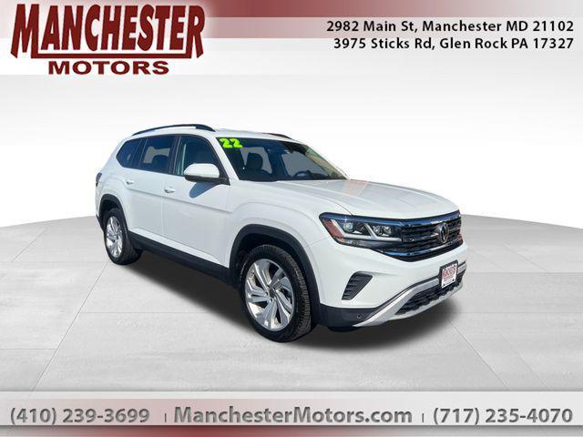 used 2022 Volkswagen Atlas car, priced at $28,750