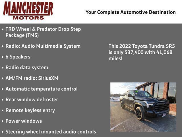 used 2022 Toyota Tundra car, priced at $37,400