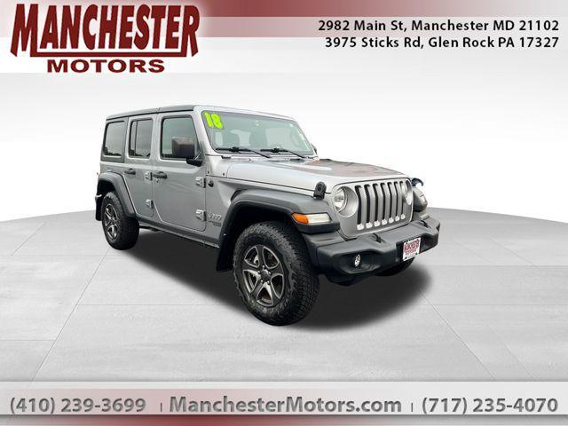 used 2018 Jeep Wrangler Unlimited car, priced at $23,000