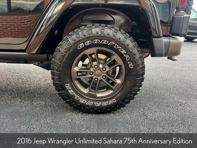 used 2016 Jeep Wrangler Unlimited car, priced at $18,500