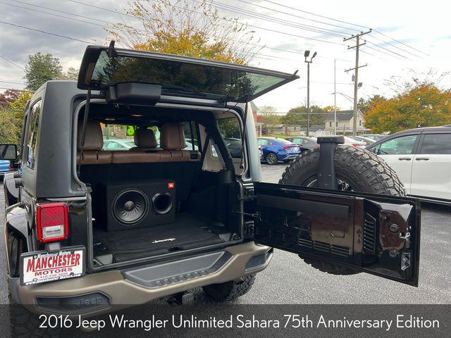 used 2016 Jeep Wrangler Unlimited car, priced at $18,500