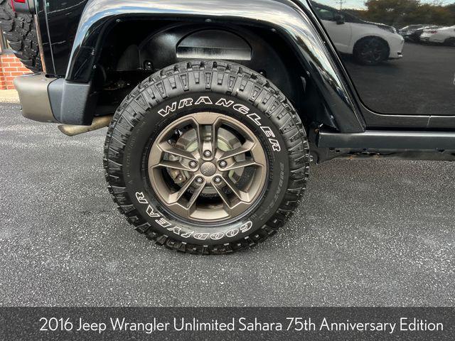 used 2016 Jeep Wrangler Unlimited car, priced at $18,500