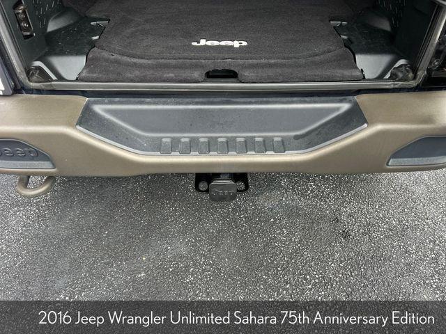 used 2016 Jeep Wrangler Unlimited car, priced at $18,500
