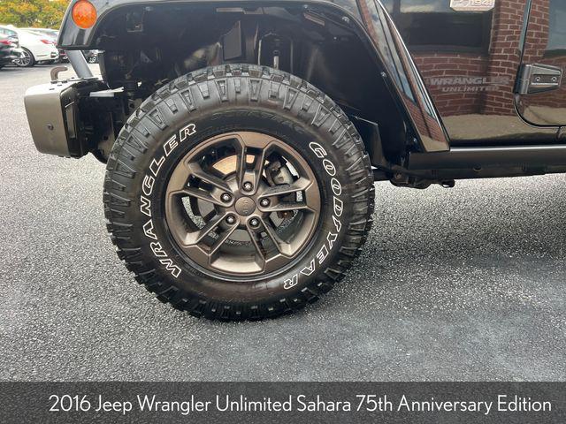used 2016 Jeep Wrangler Unlimited car, priced at $18,500
