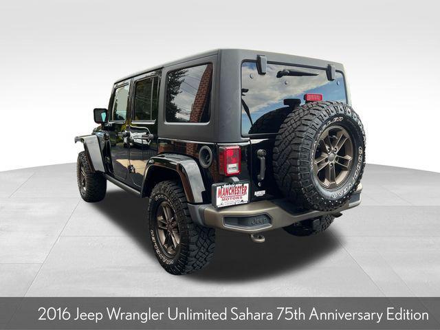 used 2016 Jeep Wrangler Unlimited car, priced at $18,500