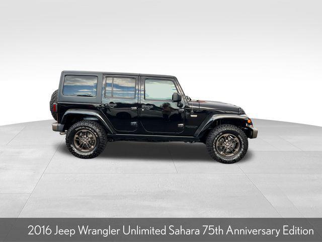 used 2016 Jeep Wrangler Unlimited car, priced at $18,500