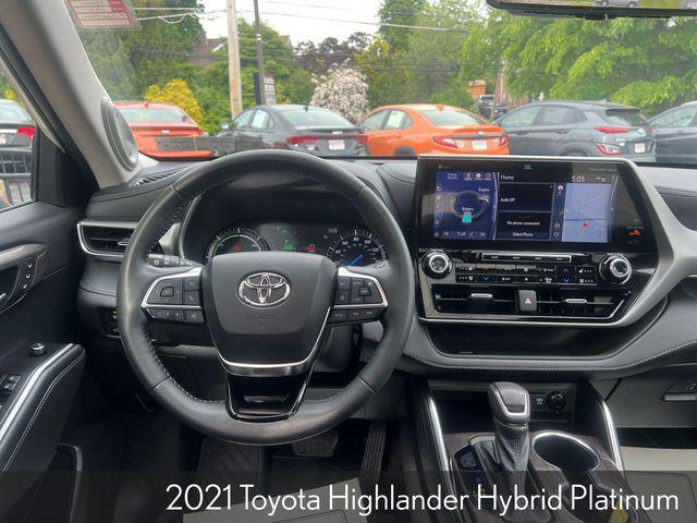 used 2021 Toyota Highlander Hybrid car, priced at $34,250