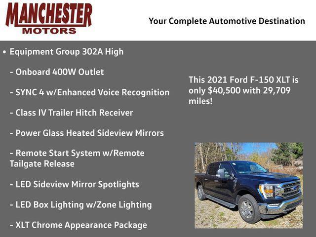 used 2021 Ford F-150 car, priced at $40,500