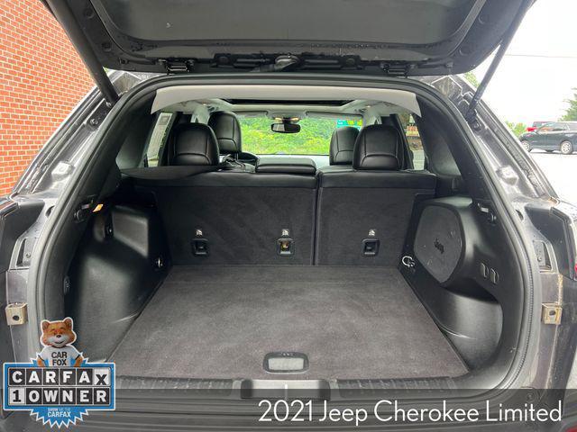 used 2021 Jeep Cherokee car, priced at $21,750