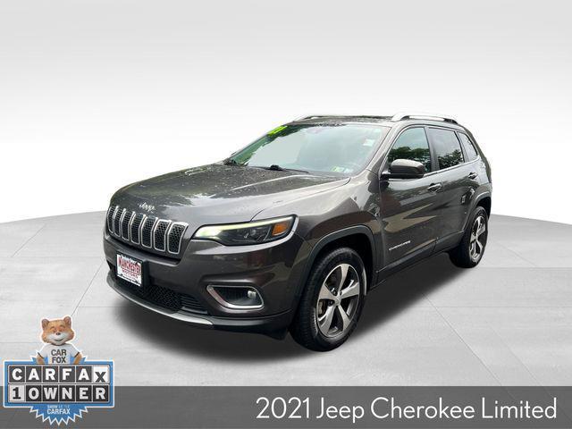 used 2021 Jeep Cherokee car, priced at $21,750