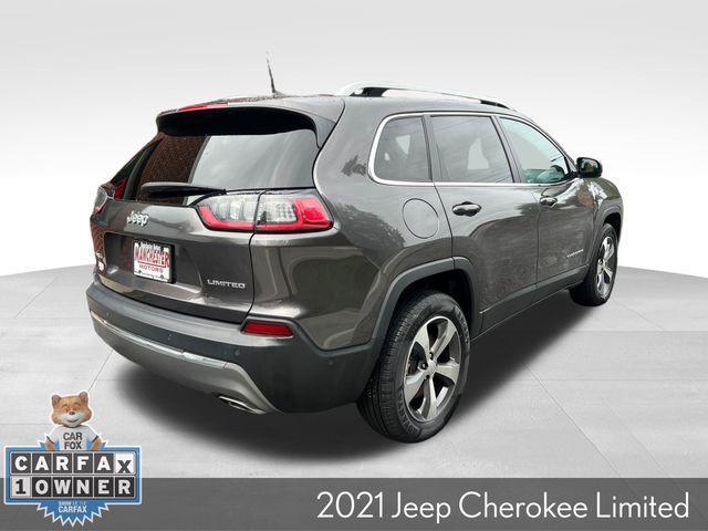 used 2021 Jeep Cherokee car, priced at $21,750