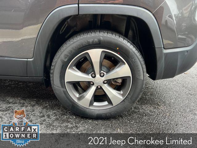 used 2021 Jeep Cherokee car, priced at $21,750
