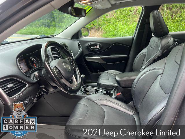 used 2021 Jeep Cherokee car, priced at $21,750