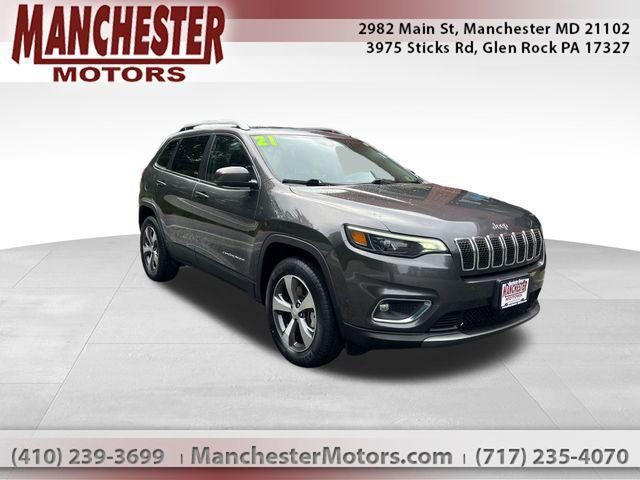 used 2021 Jeep Cherokee car, priced at $21,750