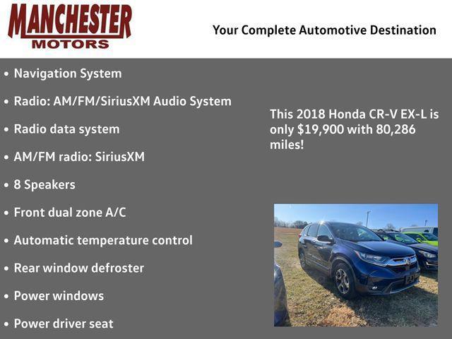 used 2018 Honda CR-V car, priced at $19,900