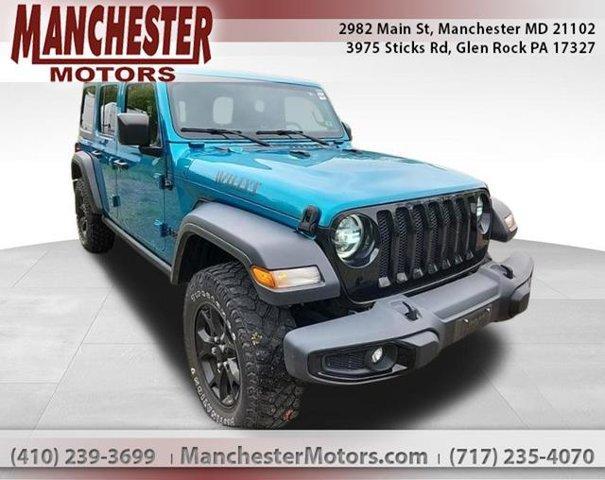used 2020 Jeep Wrangler Unlimited car, priced at $32,737