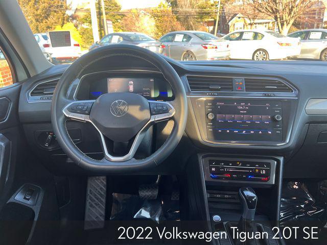 used 2022 Volkswagen Tiguan car, priced at $22,000