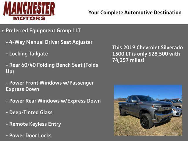 used 2019 Chevrolet Silverado 1500 car, priced at $28,500