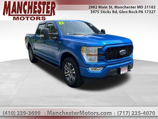 used 2021 Ford F-150 car, priced at $36,800