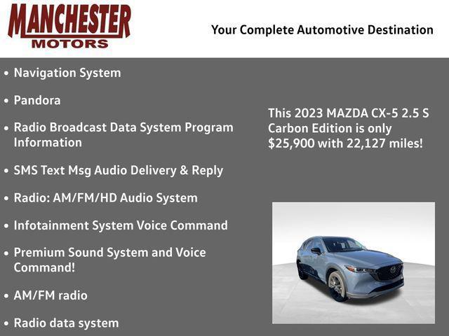 used 2023 Mazda CX-5 car, priced at $25,900