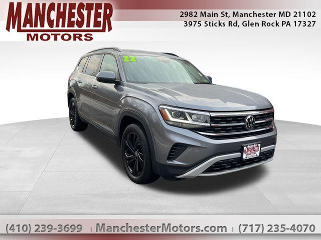 used 2022 Volkswagen Atlas car, priced at $26,400