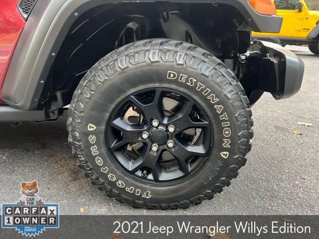 used 2021 Jeep Wrangler car, priced at $30,400