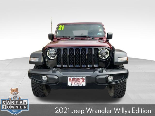 used 2021 Jeep Wrangler car, priced at $30,400