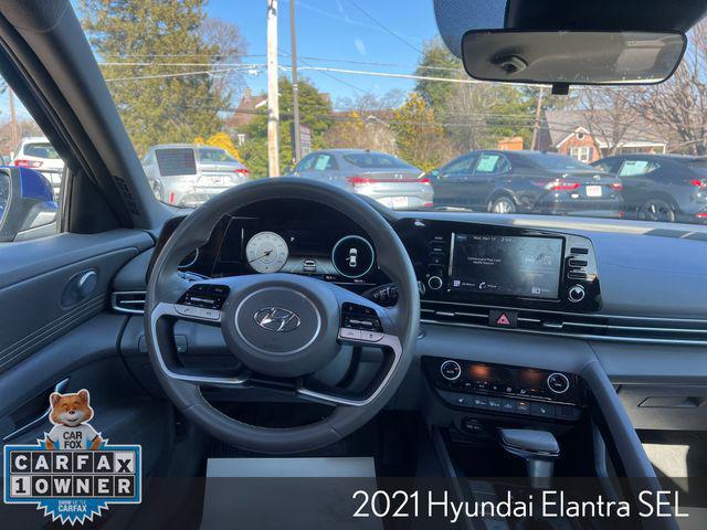 used 2021 Hyundai Elantra car, priced at $18,350