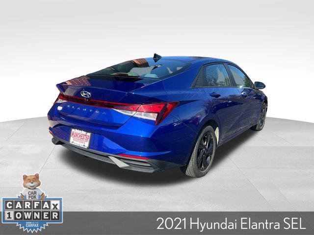 used 2021 Hyundai Elantra car, priced at $18,350