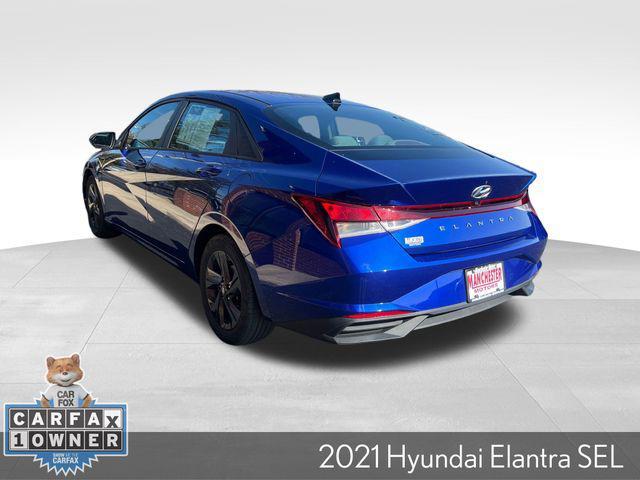 used 2021 Hyundai Elantra car, priced at $18,350