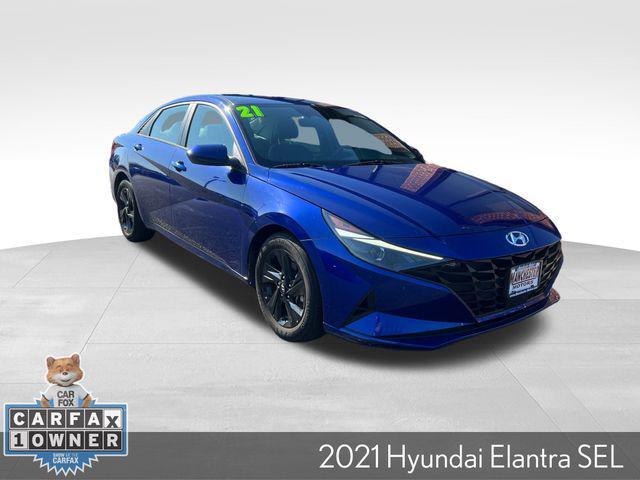 used 2021 Hyundai Elantra car, priced at $18,350